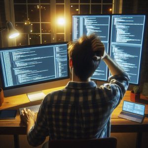 uzaktan çalışan yazılımcı